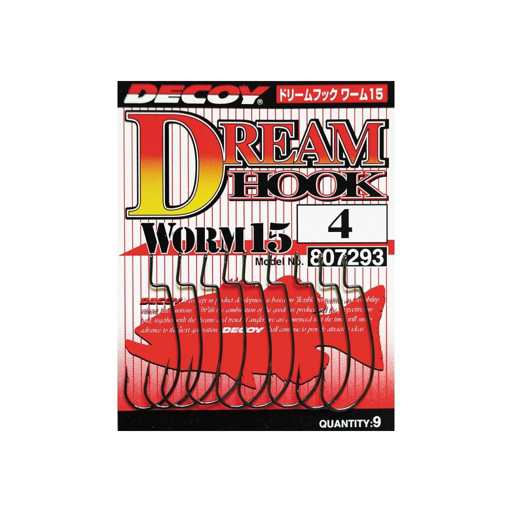 Гачок Decoy Worm15 Dream Hook 04 (9 шт/уп) (1562.00.11) - зображення 1