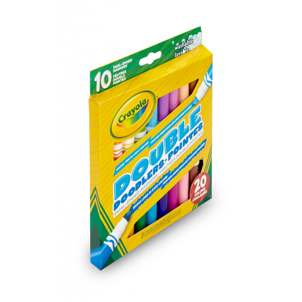 Фломастери Crayola Набір Washable Двосторонні 10 шт (256347.012) - зображення 4