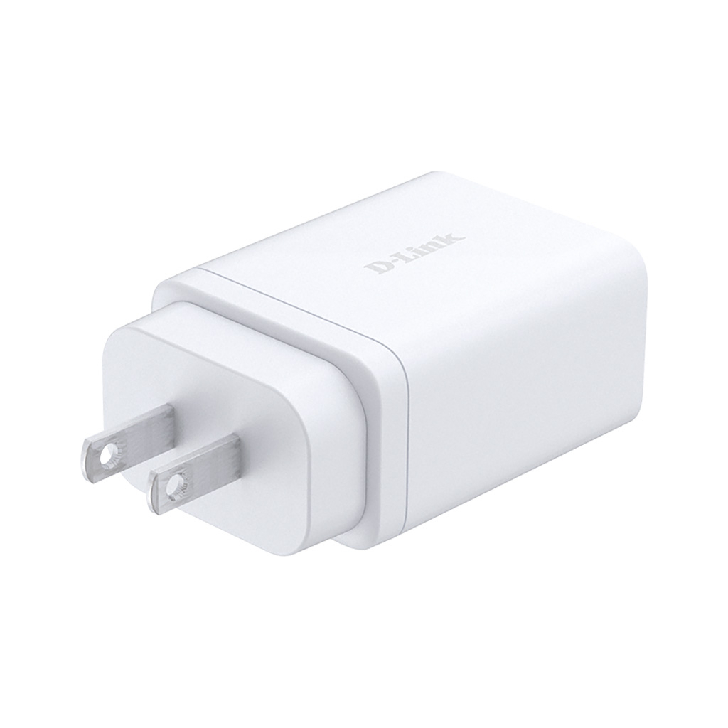 Зарядний пристрій D-Link 2xUSB-C + 1xUSB-A 65W GaN white (DCP-651) - зображення 3