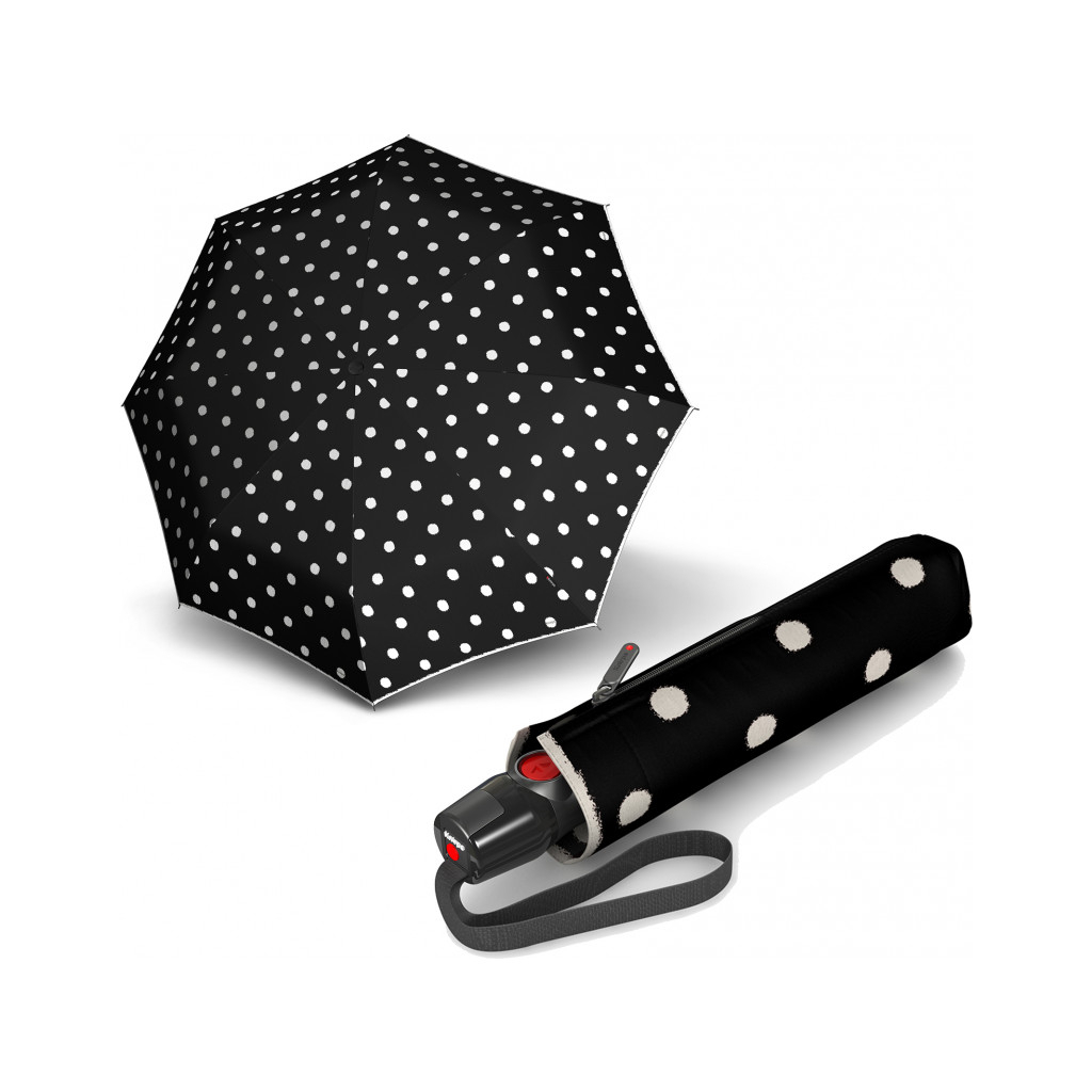 Парасоля Knirps T.200 Dot Art Black (Kn95 3201 4901) - зображення 1