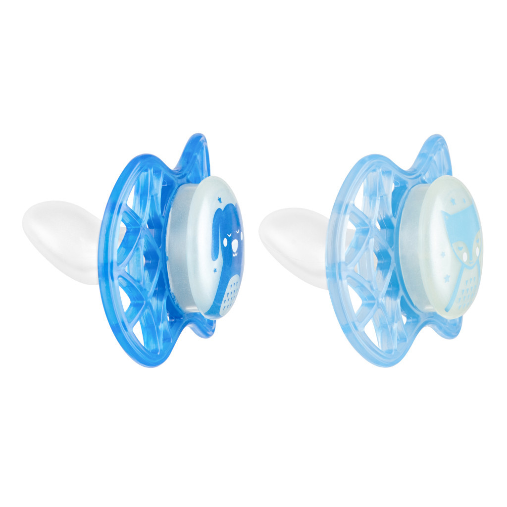 Пустушка Nuvita Air55 Explore 6m+ ортодонтична (світиться у темряві) (NV7086GM) - зображення 2