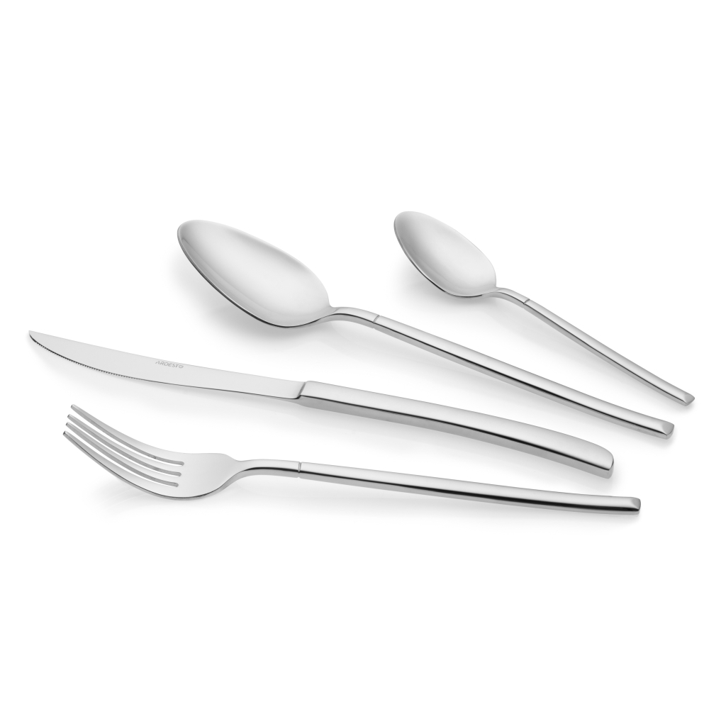 Набір столових приборів Ardesto Black Mars Monza 24 пр (AR0724MS) - зображення 1