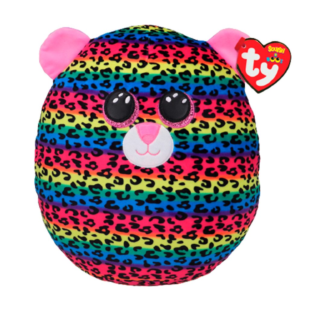 М'яка іграшка Ty Подушка Squish-a-boos Леопард Dotty 40 см (39186) - зображення 1