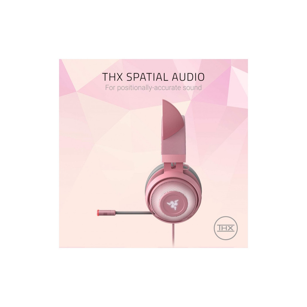 Навушники Razer Kitty Ed. - Quartz (RZ04-02980200-R3M1) - зображення 7