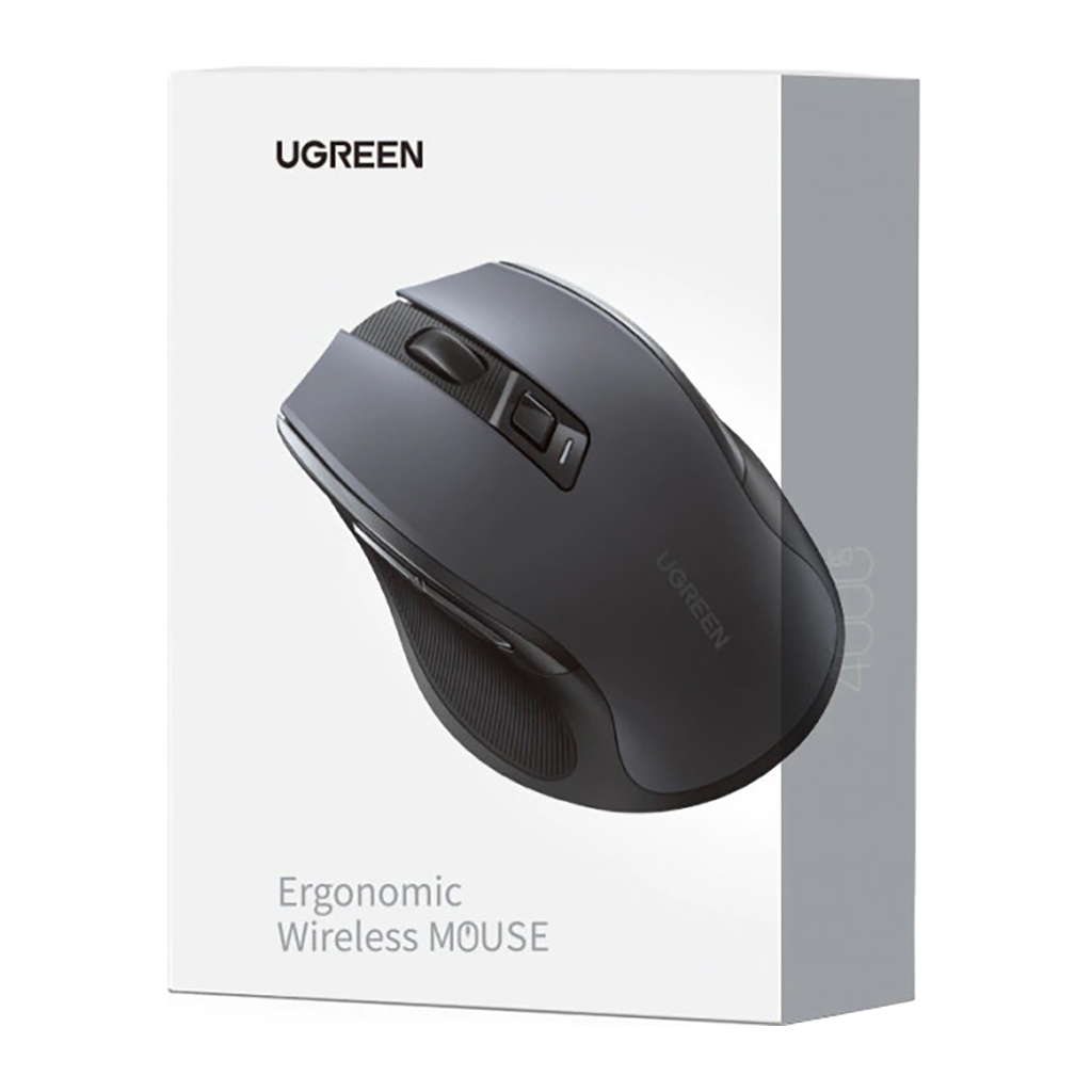 Мишка Ugreen MU006 Ergonomic Wireless Black (90545) - зображення 5