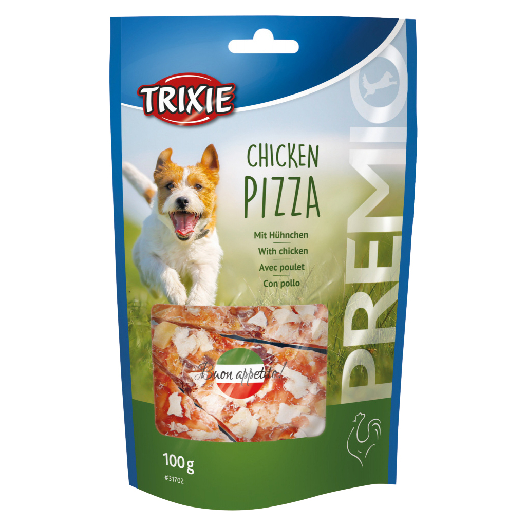 Ласощі для собак Trixie Premio Chicken Pizza піца з куркою 100 г (4011905317021) - зображення 1