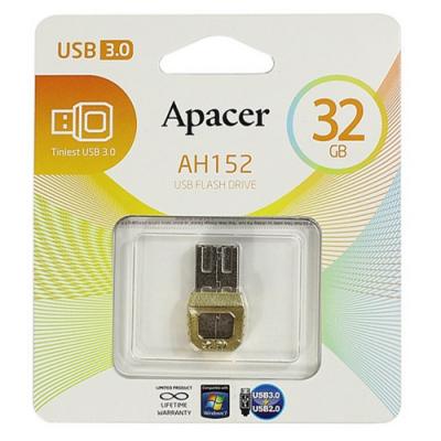 USB флеш накопичувач Apacer 32GB AH152 Golden RP USB 3.0 (AP32GAH152C-1) - зображення 7