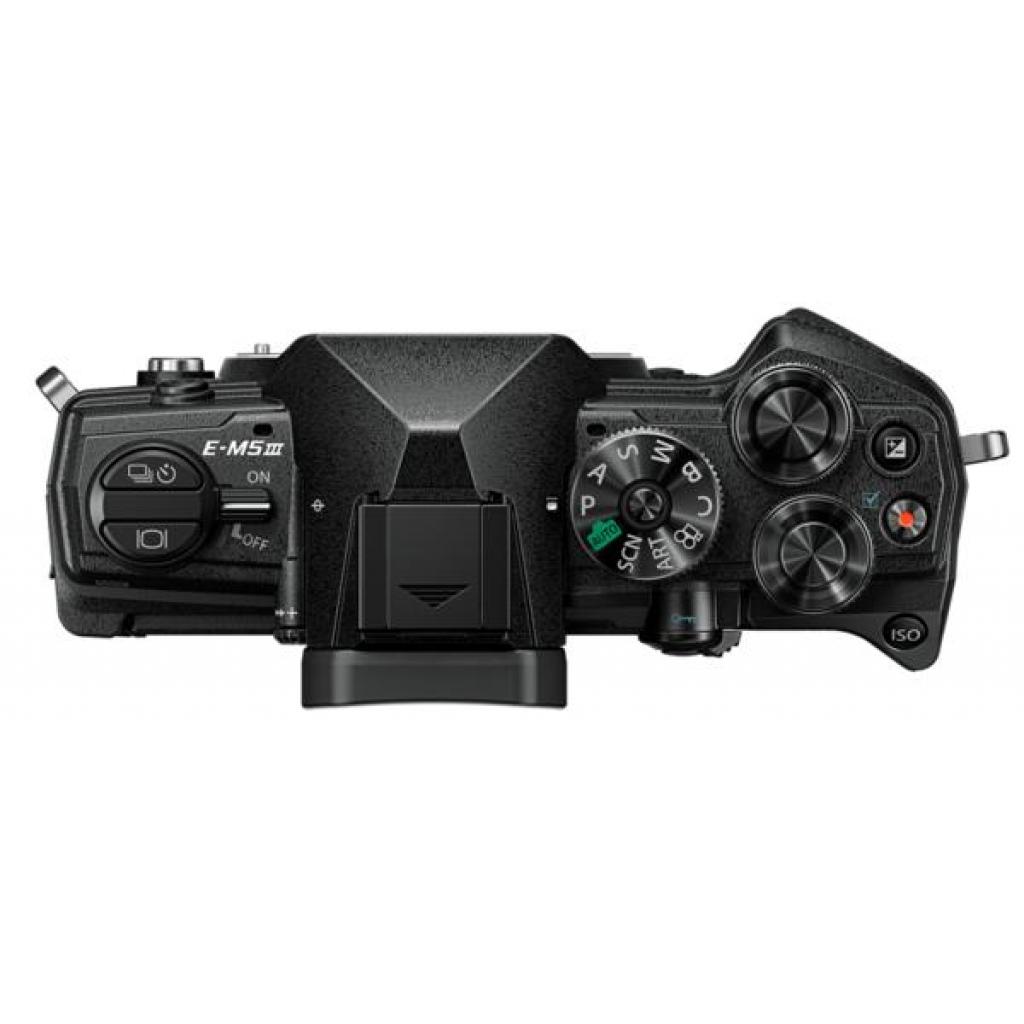 Цифровий фотоапарат Olympus E-M5 mark III 12-45 mm PRO Kit black (V207092BE000) - зображення 4