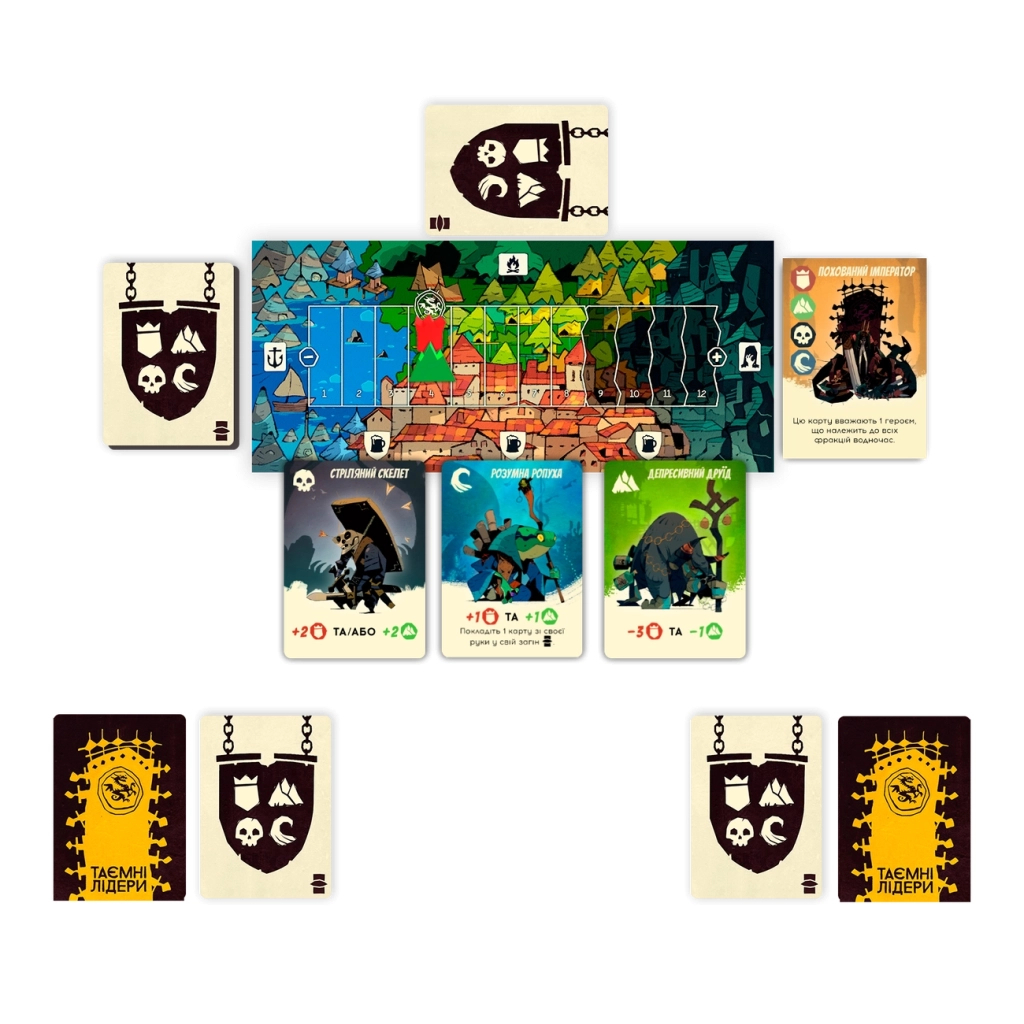 Настільна гра Geekach Games Таємні лідери (Hidden Leaders) (укр.) (GKCH034HL) - зображення 3