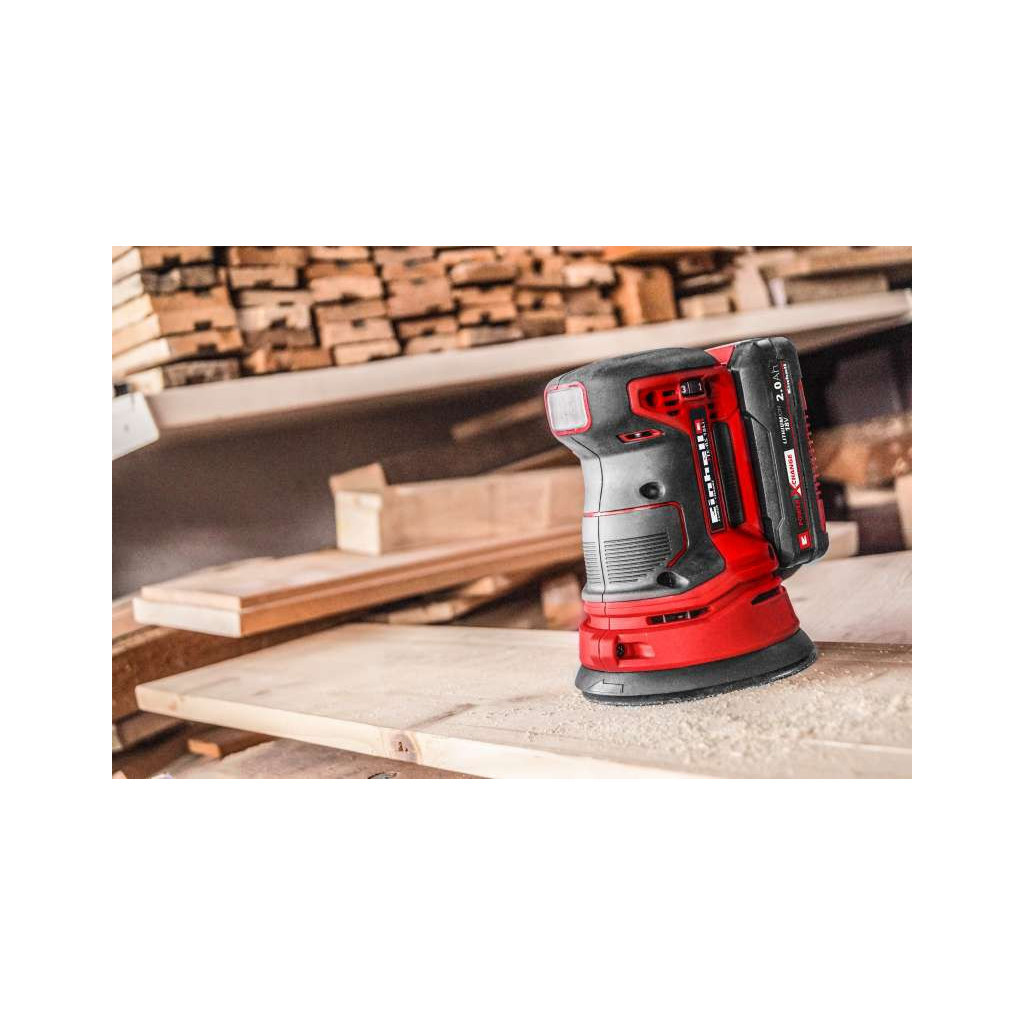 Шліфувальна машина Einhell TE-RS 18LI - Solo 18В, 125 мм, 14000-22000кол/хв, (без АКБ та ЗП) (4462010) - зображення 2