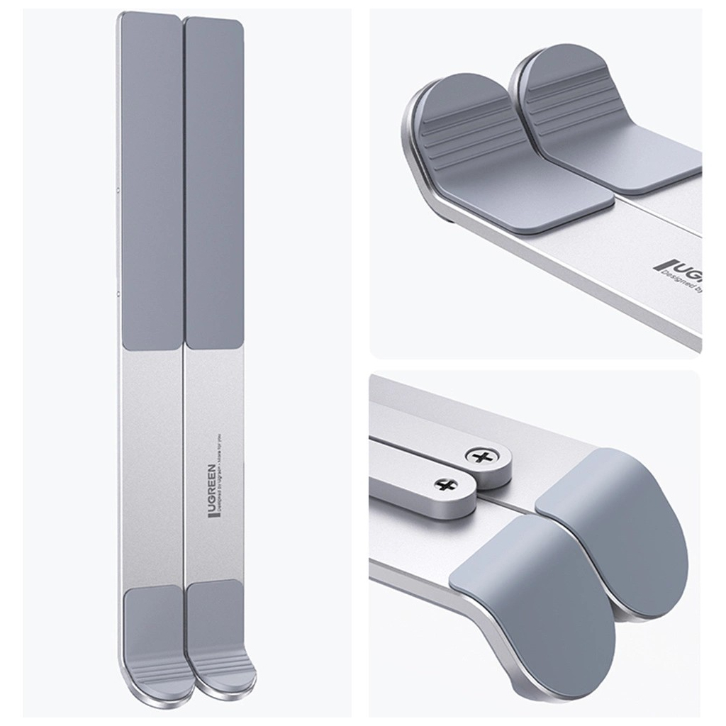 Підставка до ноутбука Ugreen LP451 Foldable Holder for Laptop Silver (40289) - изображение 3