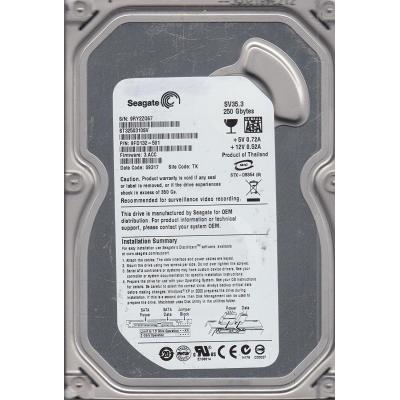Жорсткий диск 3.5"  250Gb Seagate (# ST3250310SV-FR #) - зображення 1
