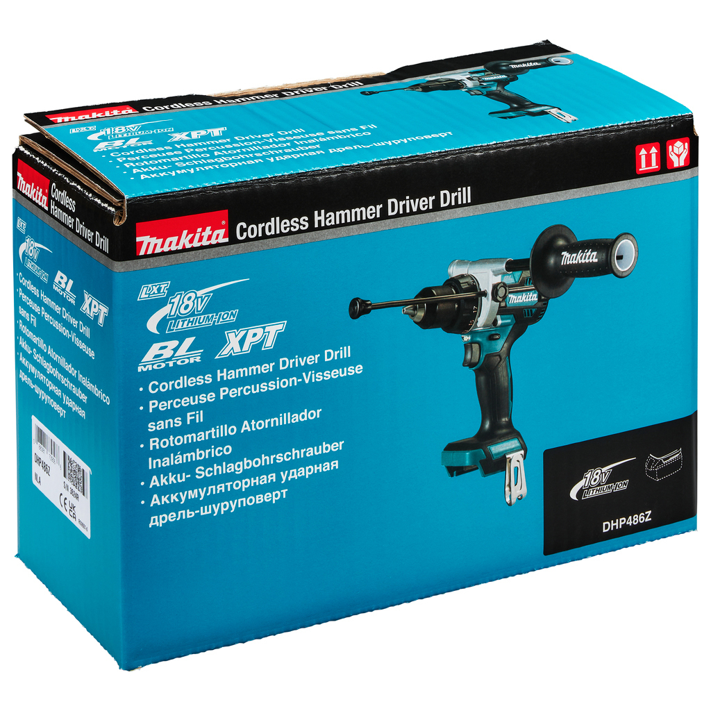 Шуруповерт Makita DHP486Z LXT, 18В (без АКБ та ЗП) (DHP486Z) - зображення 5