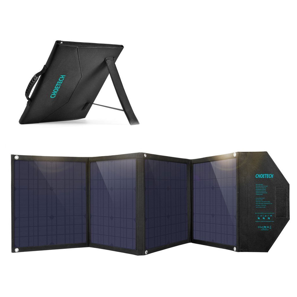 Портативна сонячна панель Choetech 80W (SC007) - изображение 2