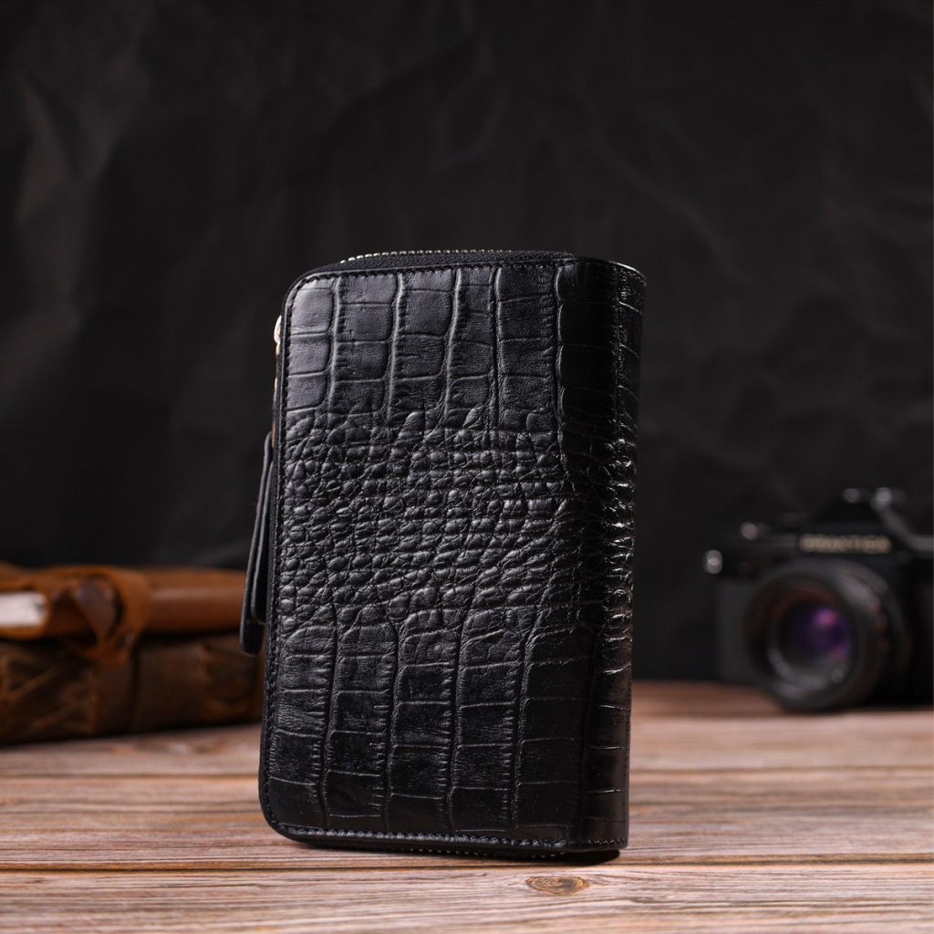 Портмоне Canpellini З натуральної шкіри Чорне (21911) - зображення 9