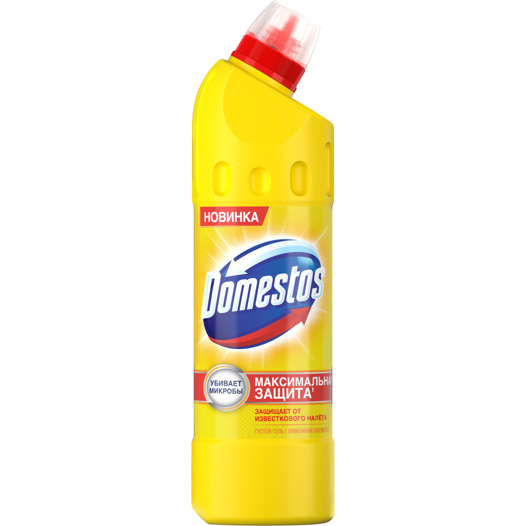 Рідина для чищення ванн Domestos Лимонна Свіжість 1 л (8717163094921) - зображення 1