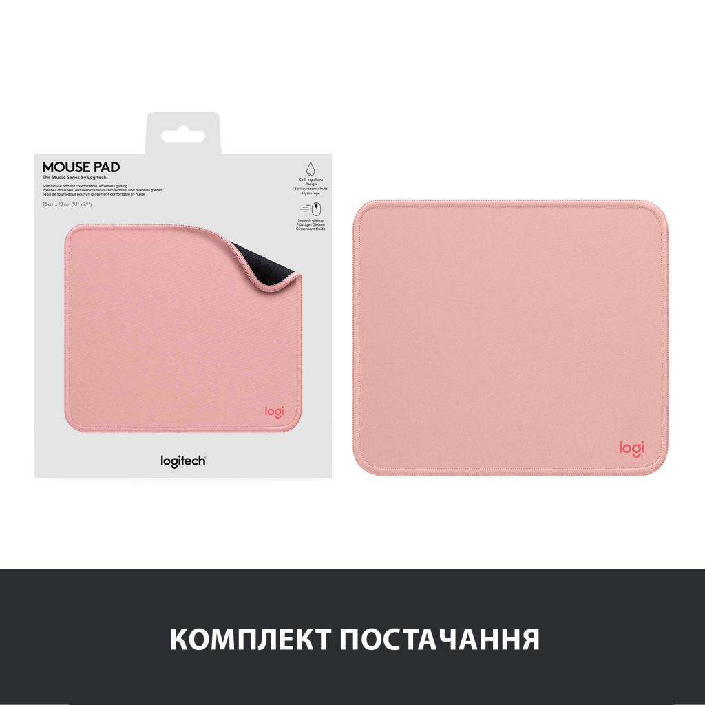 Килимок для мишки Logitech Mouse Pad Studio Series Darker Rose (956-000050) - picture 8