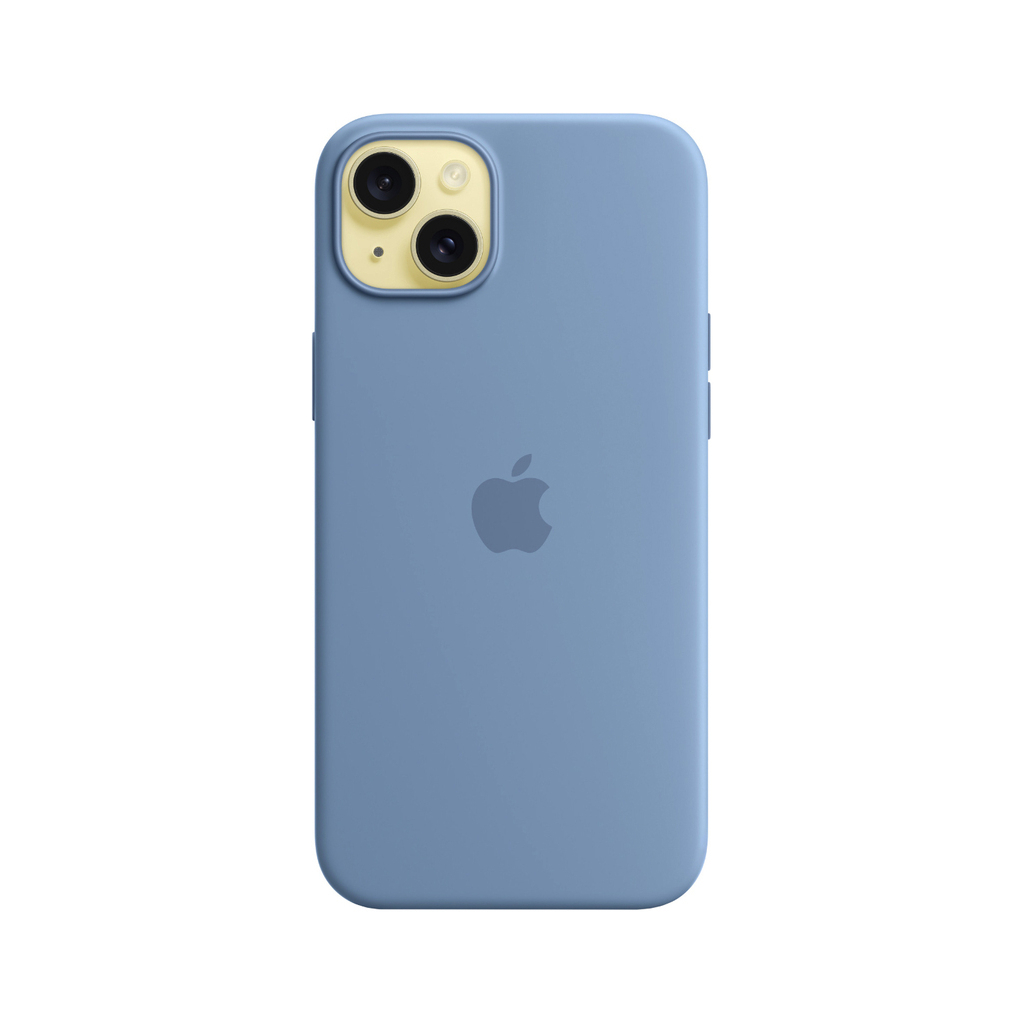Чохол до мобільного телефона Apple iPhone 15 Silicone Case with MagSafe Winter Blue (MT0Y3ZM/A) - зображення 3