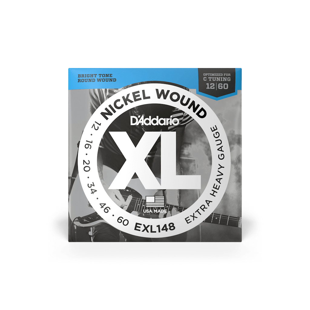 Струни для гітари D'Addario XL Nickel Wound Extra Heavy (12-60) (EXL148) - зображення 1