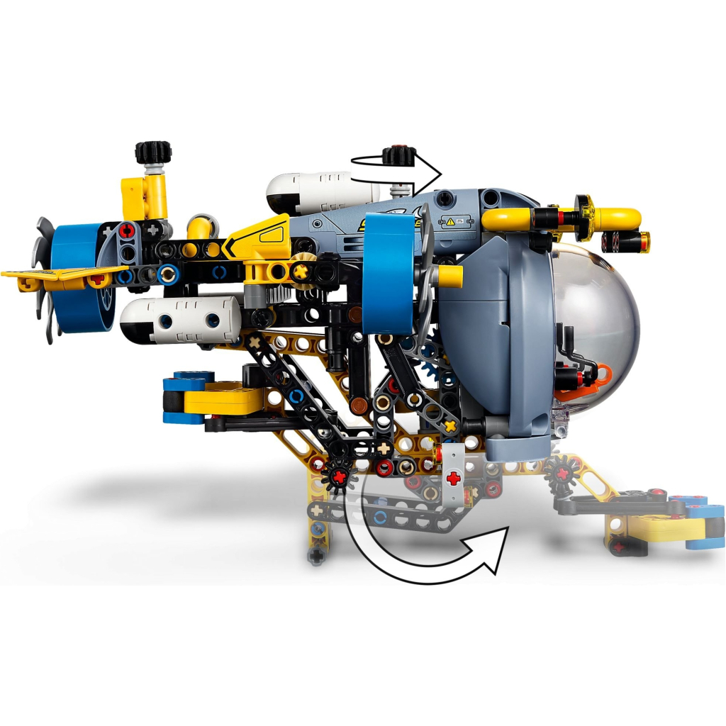 Конструктор LEGO Technic Глибоководний дослідницький підводний човен (42201) - зображення 6