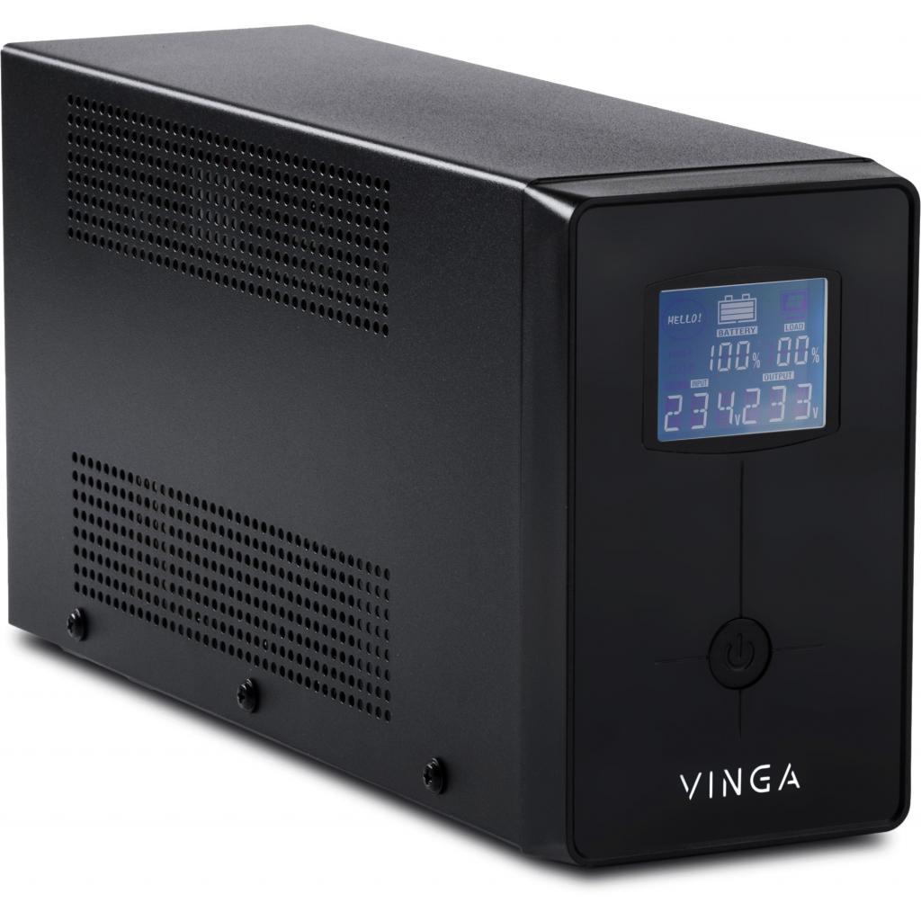 Пристрій безперебійного живлення Vinga LED 1200VA (VPC-1200PRM3) - зображення 2
