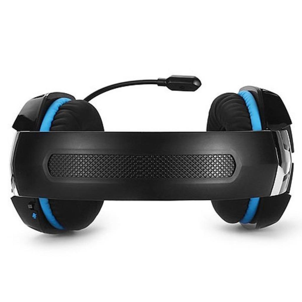 Навушники REAL-EL GDX-7500 black-blue - зображення 3