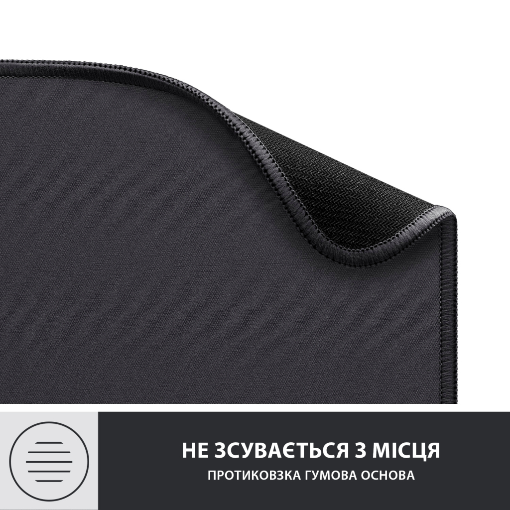 Килимок для мишки Logitech Mouse Pad Studio Series Graphite (956-000049) - зображення 7