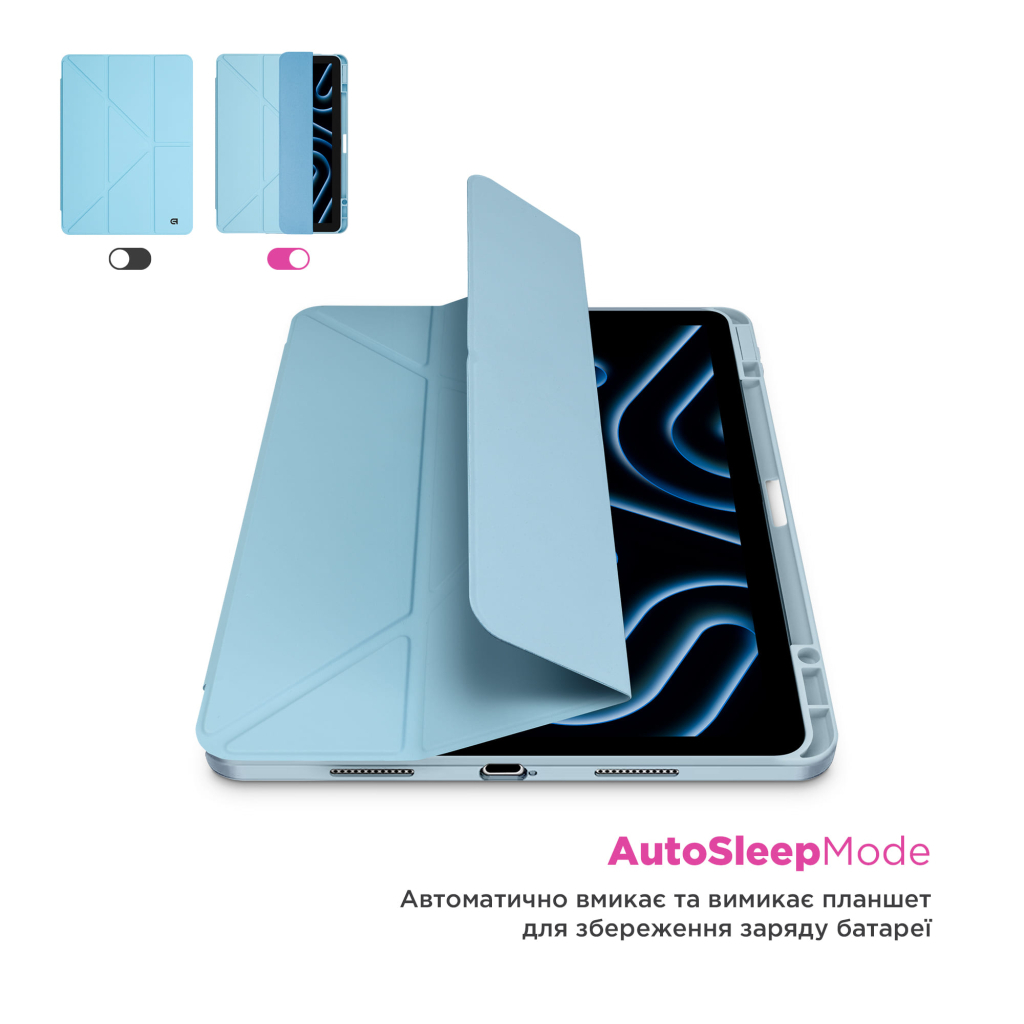 Чохол до планшета Armorstandart Y-Type PEN Xiaomi Pad 7 / 7 Pro Blue (ARM85537) - зображення 5