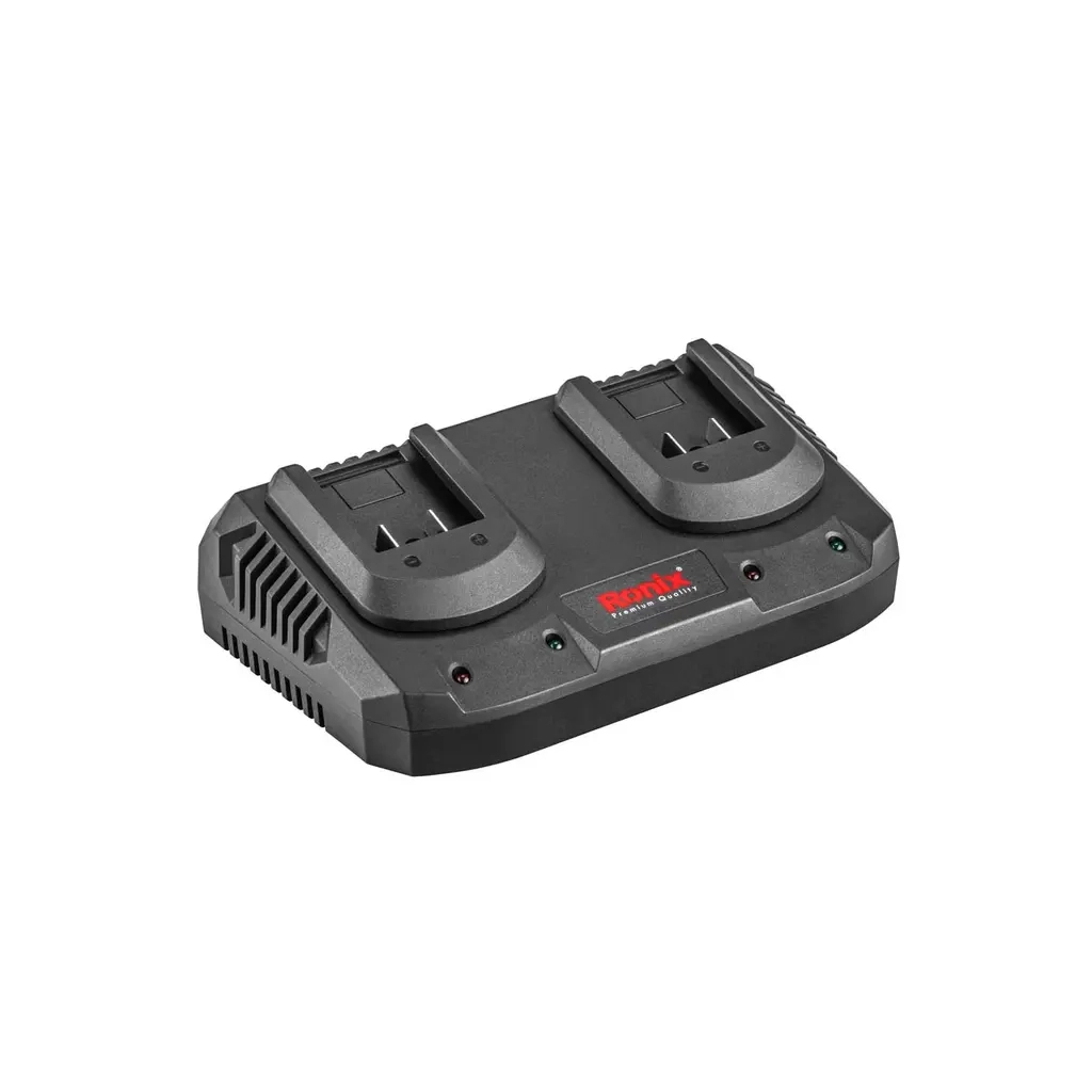 Зарядний пристрій для акумуляторів інструменту Ronix 20В, 2.2А x 2 (8994) - изображение 3