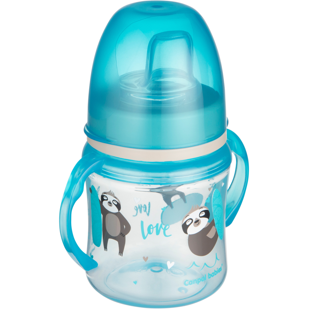 Поїльник-непроливайка Canpol babies EasyStart 120 мл - Sweet Fun синя (35/207_blu) - зображення 2