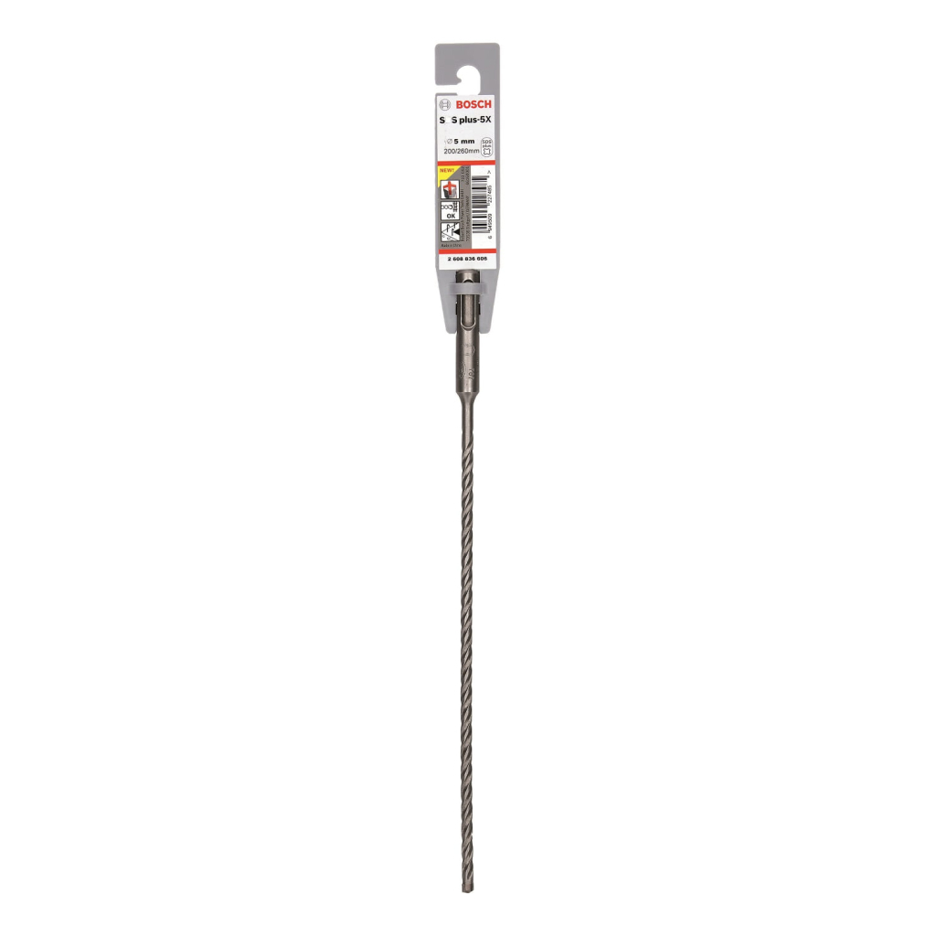 Бур Bosch по бетону SDS-Plus-5X, 5x200x260мм (2.608.836.606) - зображення 4