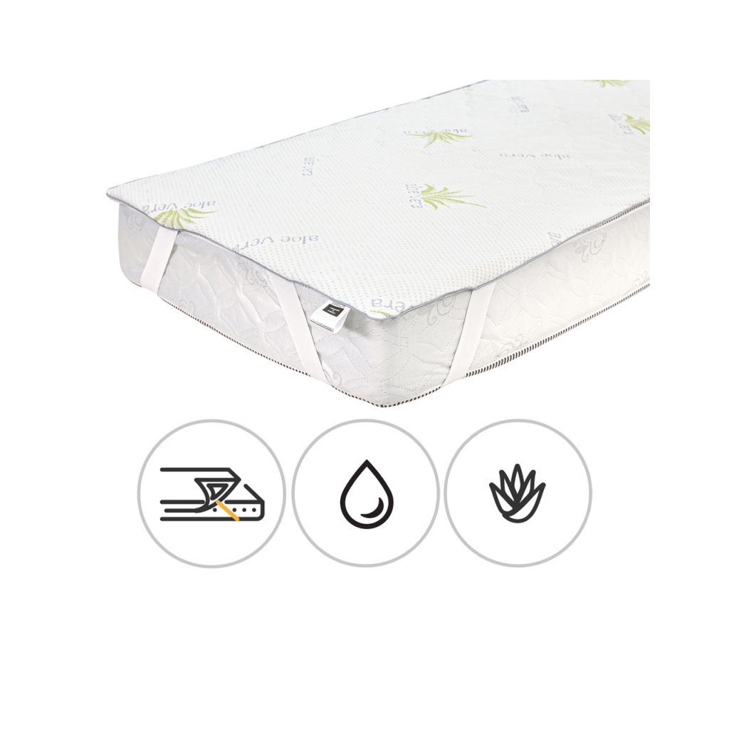 Наматрацник MirSon №1048 Alberto Тенцель (Modal) Aloe Vera 120х190 см (2200001508361) - зображення 1