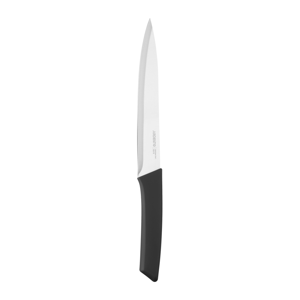 Кухонний ніж Ardesto Gemini Gourmet 20.5см, чорний (AR2132SB) - зображення 2