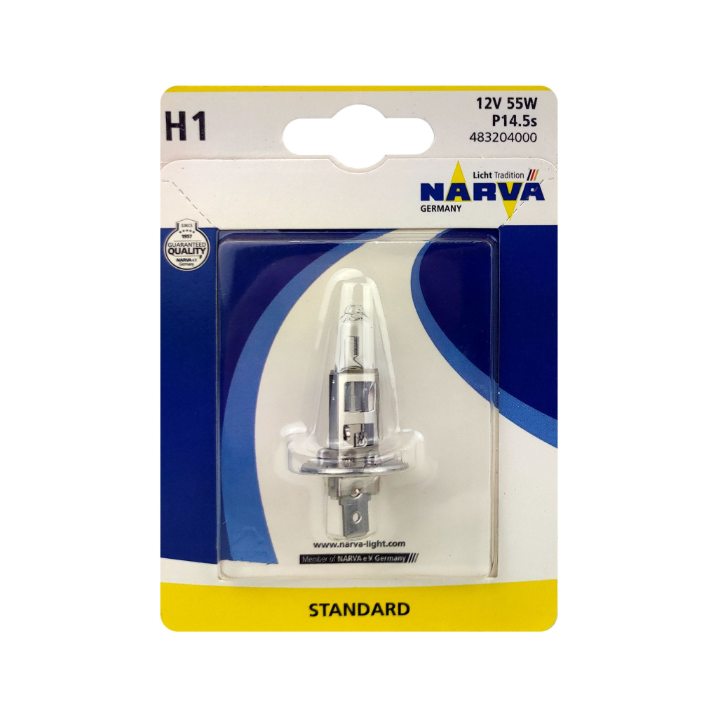 Автолампа Narva STANDARD H1 483204000 (302175) - зображення 1