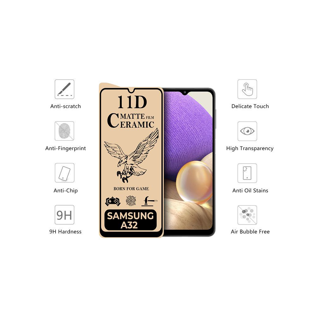 Скло захисне Drobak Matte Ceramics Samsung Galaxy A32 4G (494918) - зображення 2