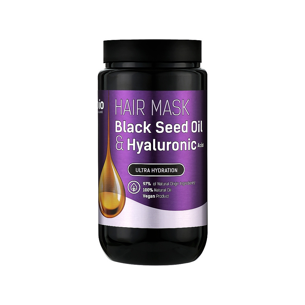 Маска для волосся Bio Naturell Black Seed Oil & Hyaluronic Acid 946 мл (8588006041460) - зображення 1