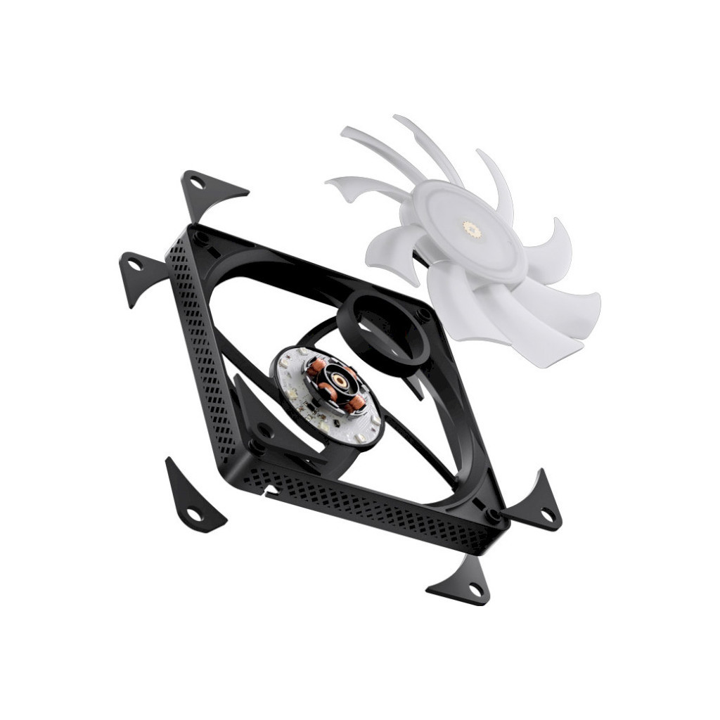 Кулер до корпусу JONSBO HF1215 Black RGB - зображення 9