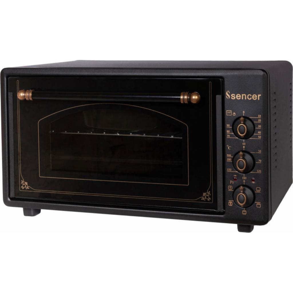 Електропіч Sencer MF 46E24/2 Matt Black Rustic - зображення 2