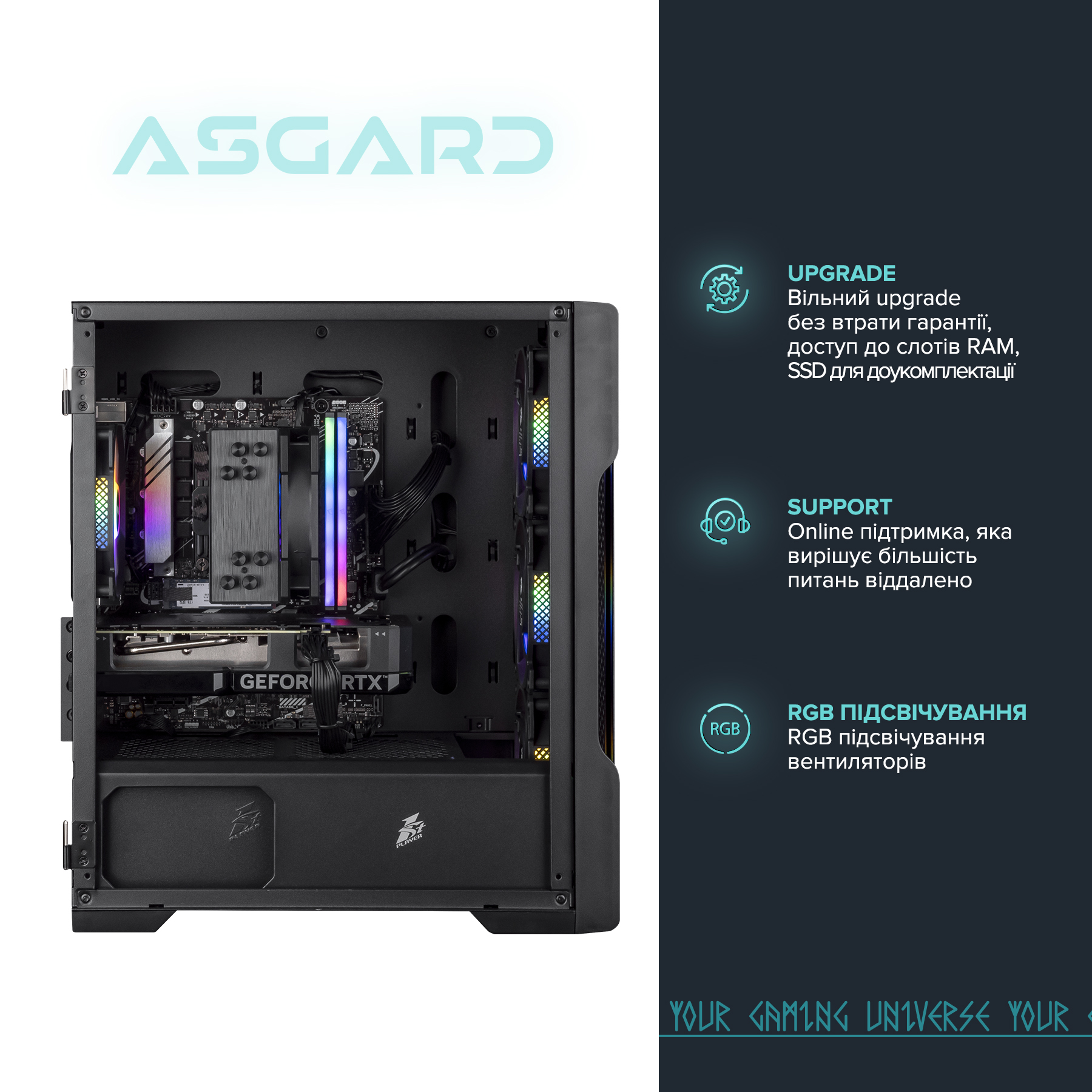 Персональний комп`ютер ASGARD Hel (A84F.32.S10.56.8.5981) - зображення 6