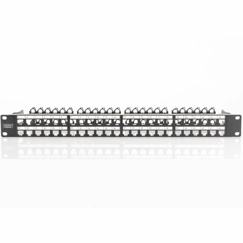 Патч-панель 19" 1U для 48-х модулів Keystone, набірна Digitus (DN-91424) - изображение 3