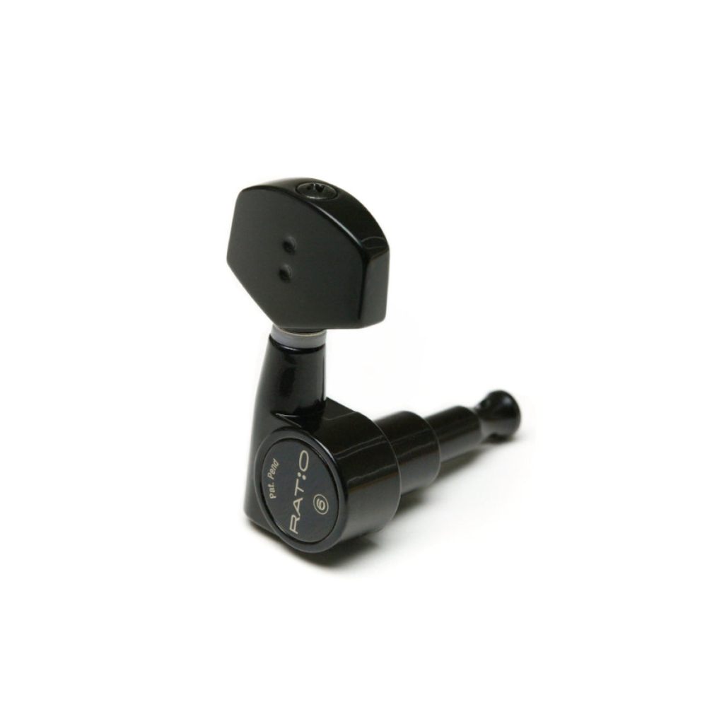 Кілки для гітари Graph Tech PRN-2411-B0 Ratio Acoustic 3+3 C0ntemporary 2 Pin - Black (235529) - зображення 1