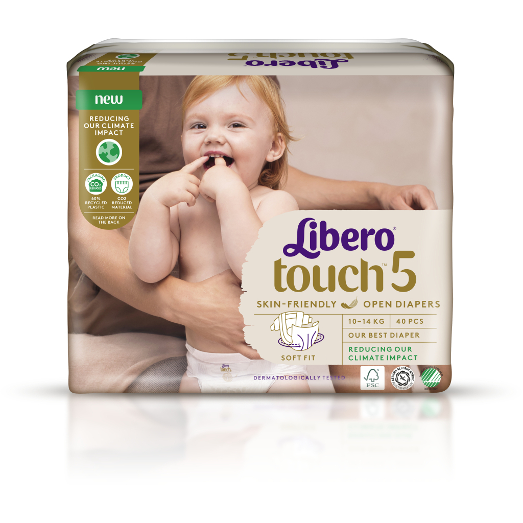 Підгузки Libero Touch Розмір 5 (10-14 кг) 40 шт (7322541750231) - зображення 2