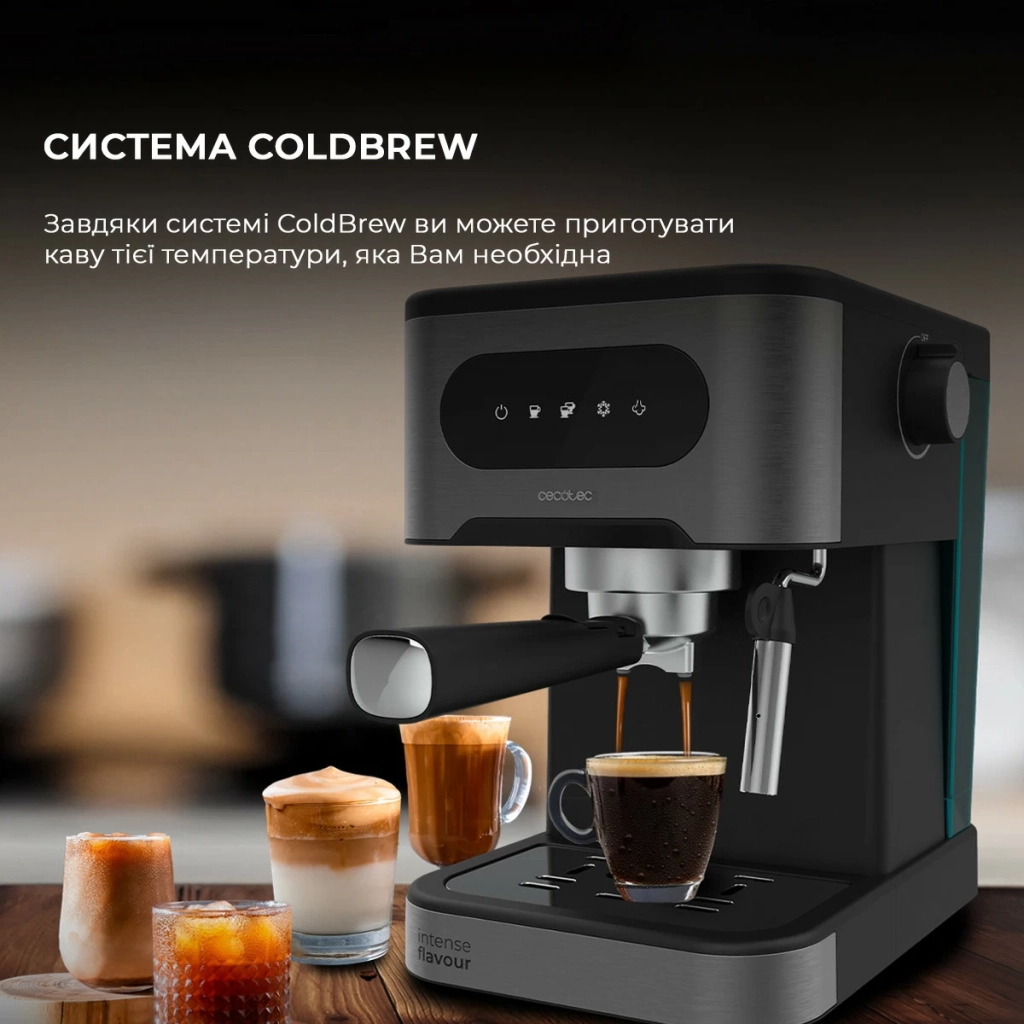 Ріжкова кавоварка еспресо Cecotec Power Espresso 20 ColdBrew (CCTC-00268) - зображення 3