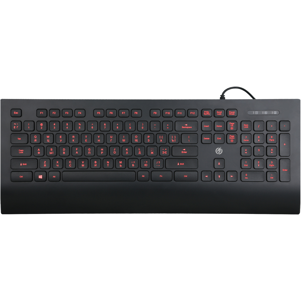 Клавіатура Piko KX6 USB Black (1283126489556) - зображення 1