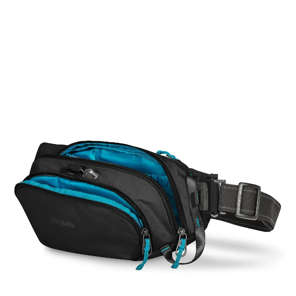 Сумка-бананка Pacsafe Eco Anti-Theft Waist Pack, чорна (41104138) - зображення 5