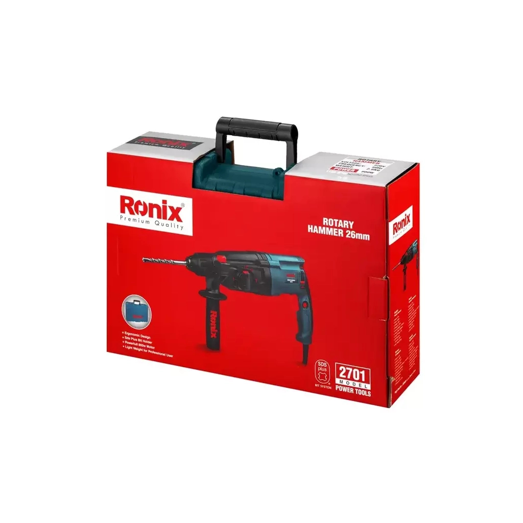 Перфоратор Ronix 800Вт, 26мм (2701) - изображение 9