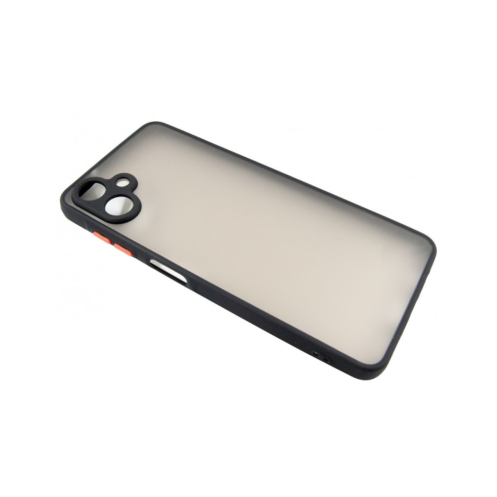 Чохол до мобільного телефона Dengos Matte Samsung Galaxy A06 (Black) (DG-TPU-MATT-157) - зображення 3