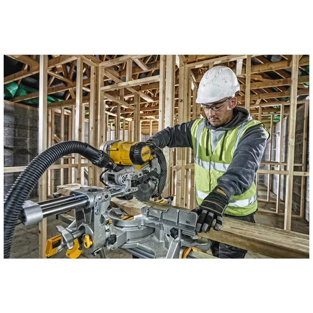 Торцювальна пила DeWALT 1675 Вт, диск 250х30 мм, 4000 об/хв, XPS, 22 кг (DWS727) - изображение 6