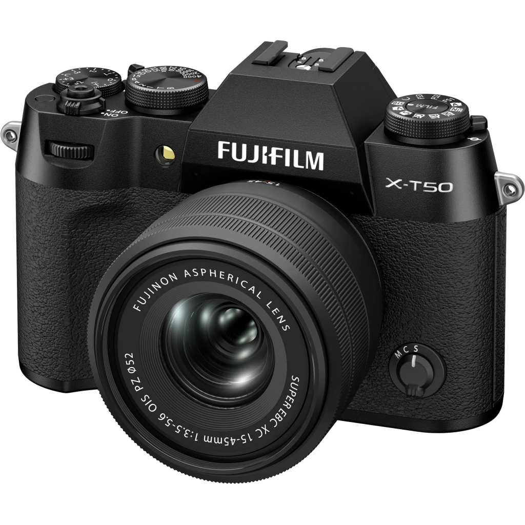 Цифровий фотоапарат Fujifilm X-T50 + XC 15-45mm F3.5-5.6 Kit Black (16828741) - зображення 1