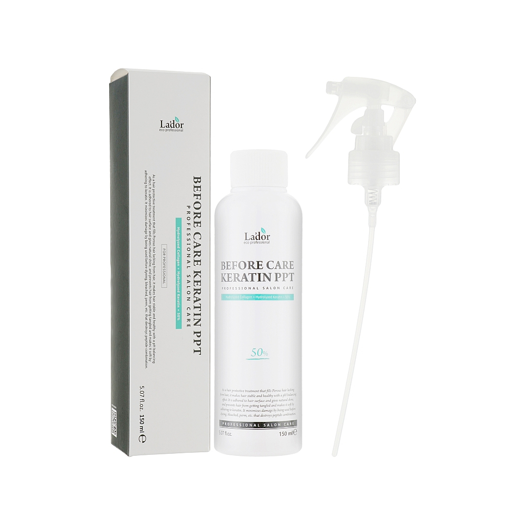 Спрей для волосся La'dor Eco Before Care Keratin PPT Кератиновий захист під час фарбування 150 мл (8809500811732) - изображение 2